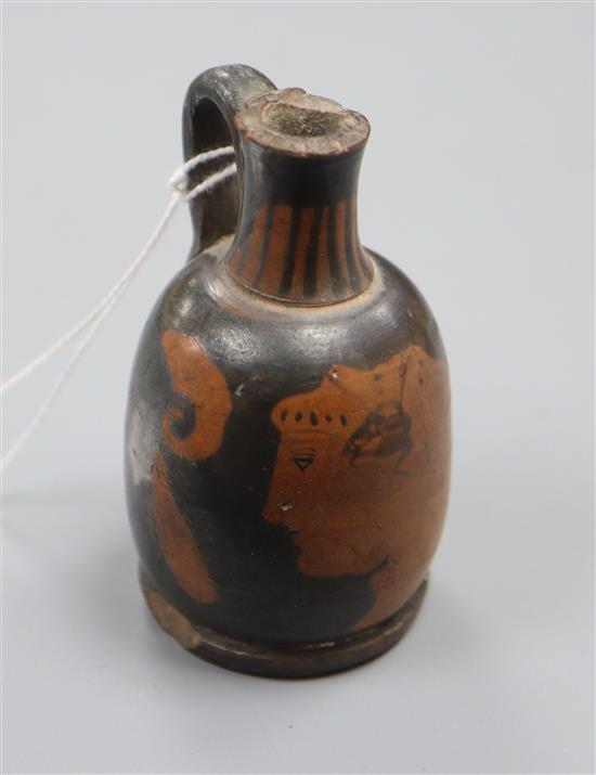 An Apulian red figure vessel, circa 3rd century BC